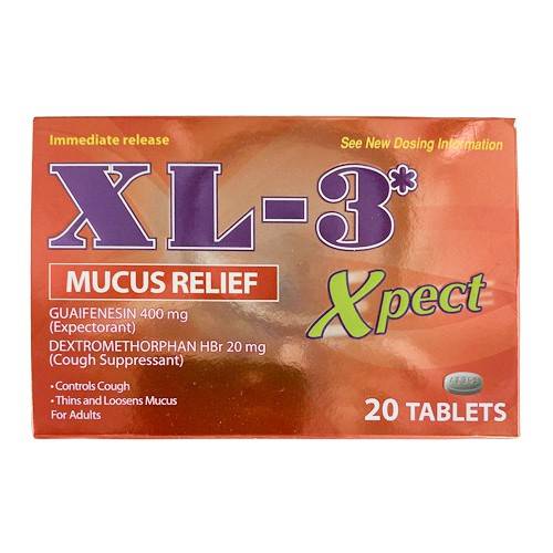 Xl-3 Xpect Mucus Relief (20 tablets)