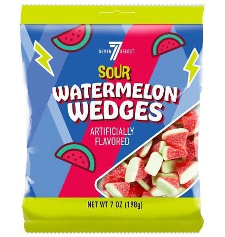 7-Select Sour Watermelon Wedges 7oz