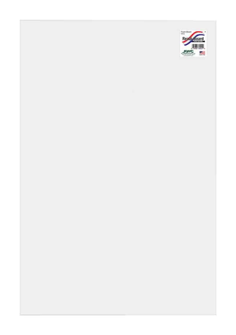 Readi-Board Foam Boards, 20x30 in, White