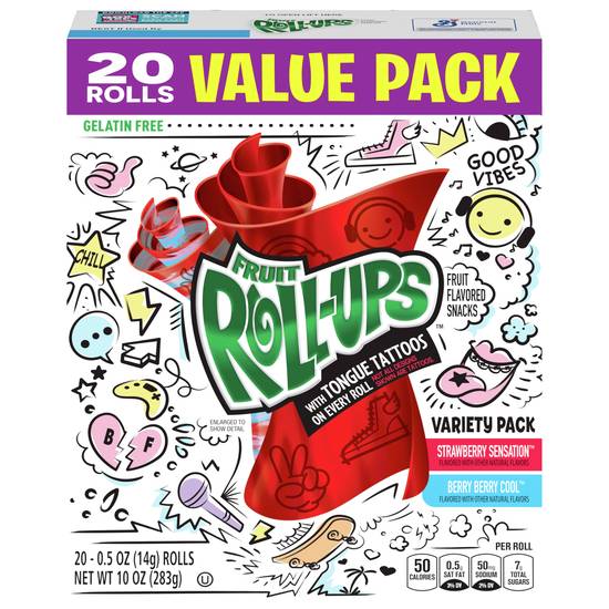 Fruit Roll-Ups Variety pack (20 x 0.5 oz)