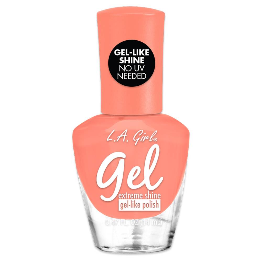 L.A. Girl Cosmetics Neon Gel Like Nail Polish, Good Vibes Only