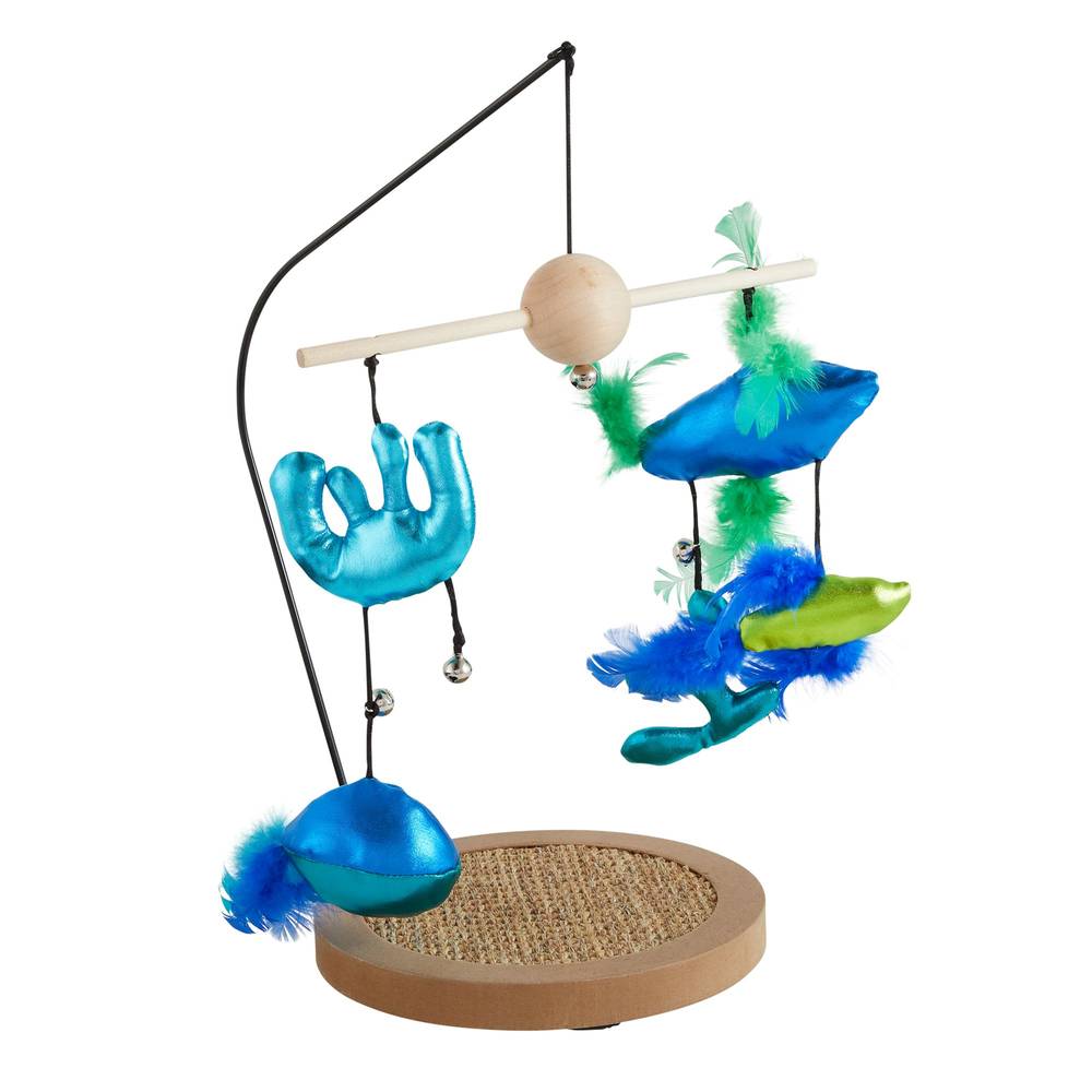 Whisker City® Under the Sea Mobile Cat Toy (Color: Multi Color)