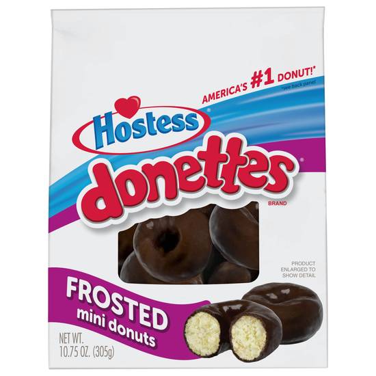Hostess Donettes Mini Frosted Donuts (chocolate)