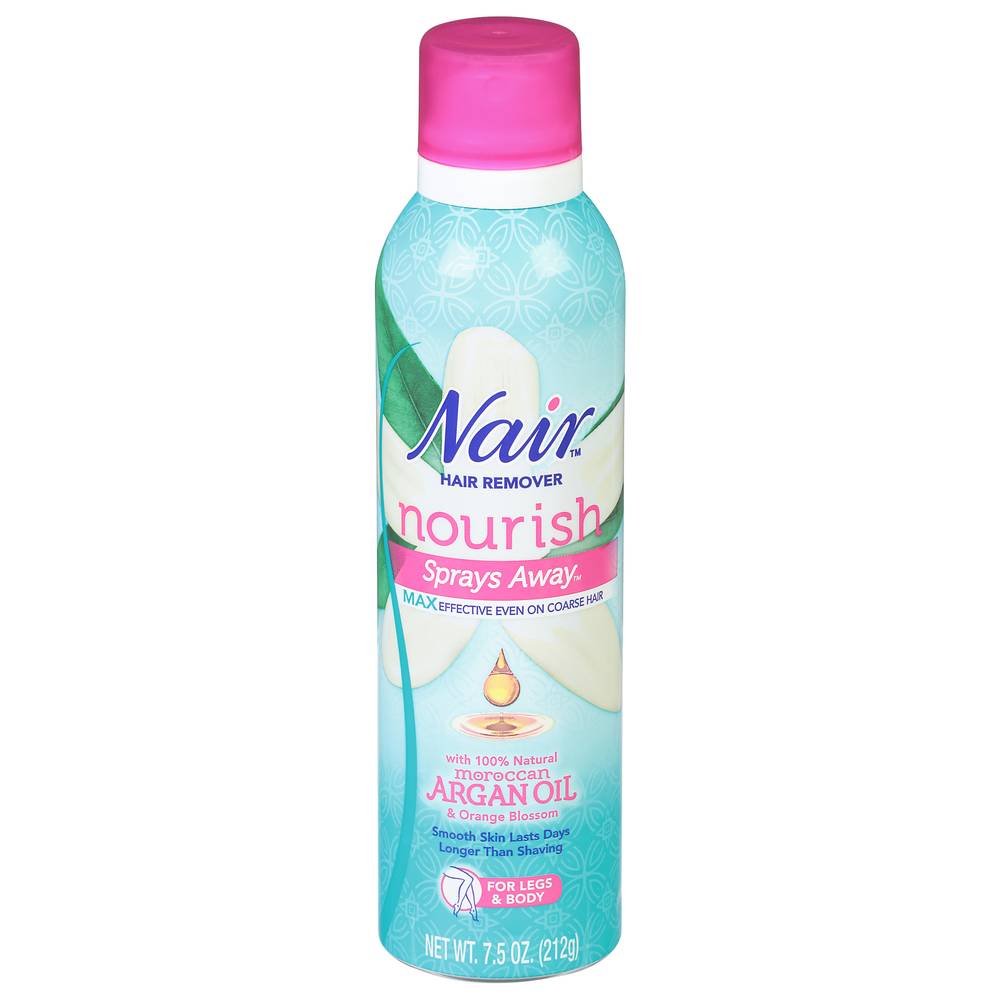 Nair Hair Remover Nourish Sprays Away Moroccan Argan Oil