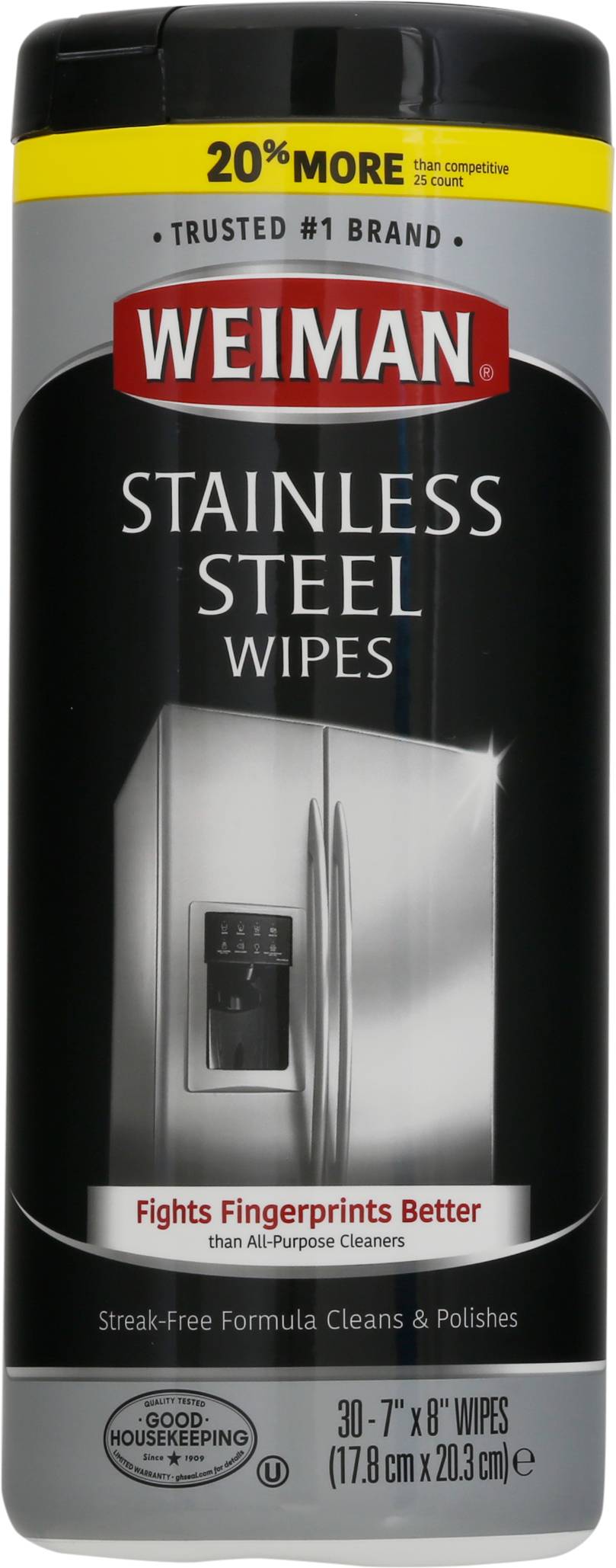 Weiman Stainless Steel Wipes (30 ct)