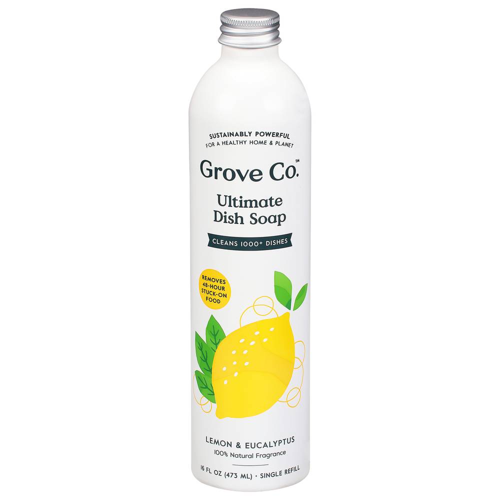 Grove Co. Utimate Lemon & Eucalyptus Dish Soap (16 fl oz)