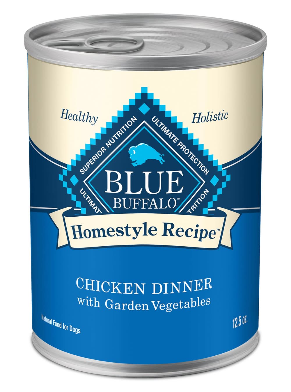 Blue Buffalo® Homestyle Recipe Adult Wet Dog Food - 12.5 Oz. (Flavor: Chicken, Vegetable & Brown Rice, Size: 12.5 Oz)