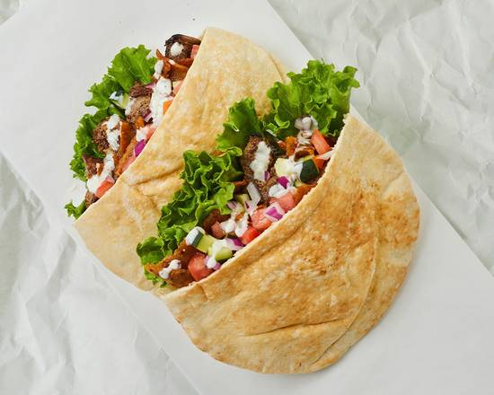 Beef and Lamb Shawarma Pita