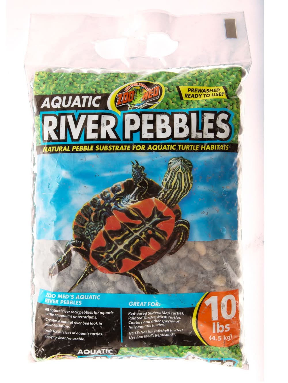 Zoo Med Aquatic River Pebble (Size: 10 Lb)