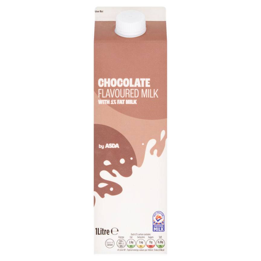 ASDA Chocolate, Flavored Milk (1L)