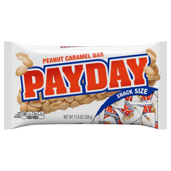 Payday Peanut Caramel Snack Size Candy Bar