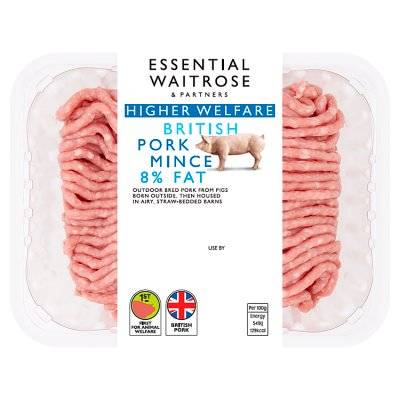 Essential British Pork Mince 8% Fat (500g)