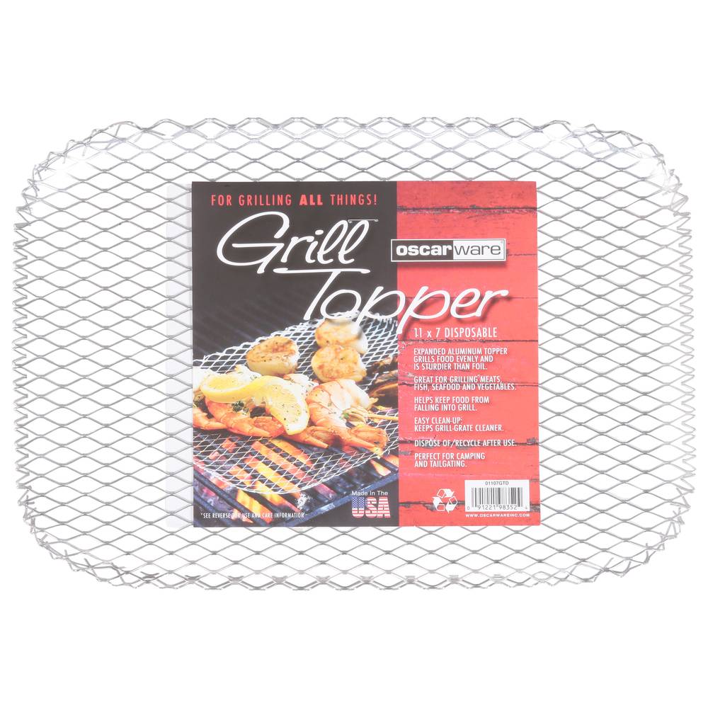 Oscarware Disposable Grill Topper