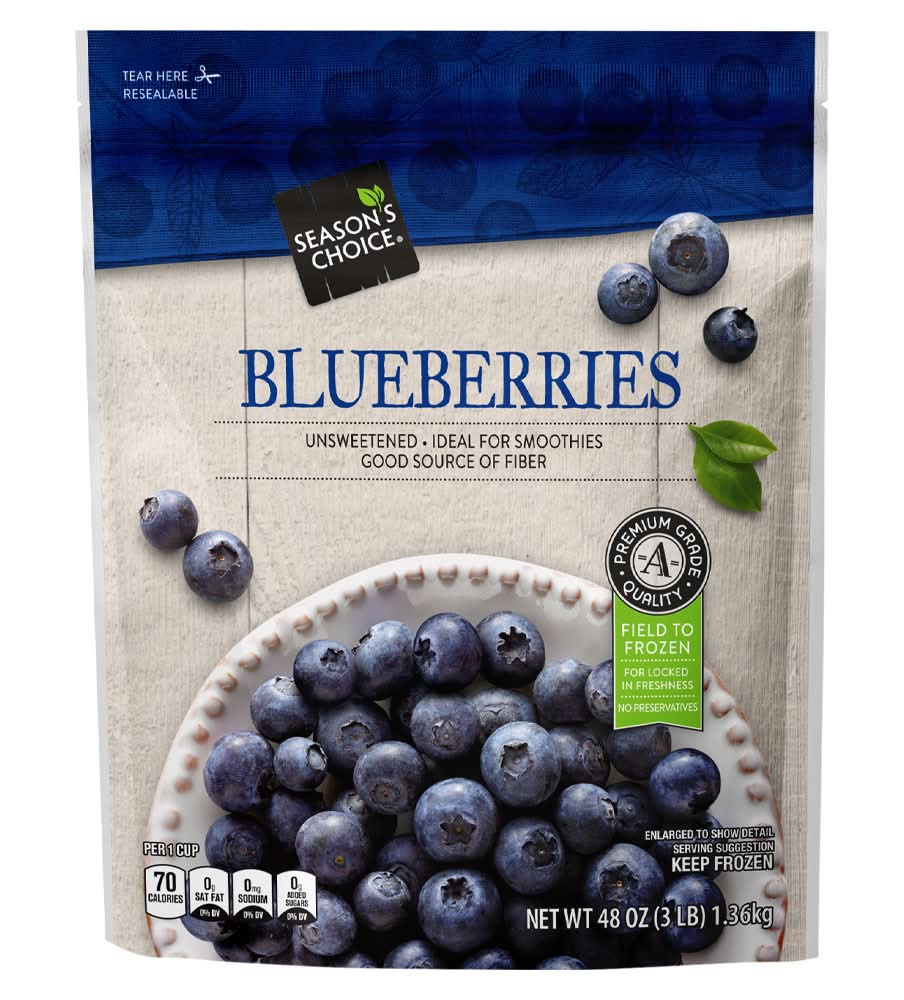 Season's Choice Frozen Blueberries (48 oz)