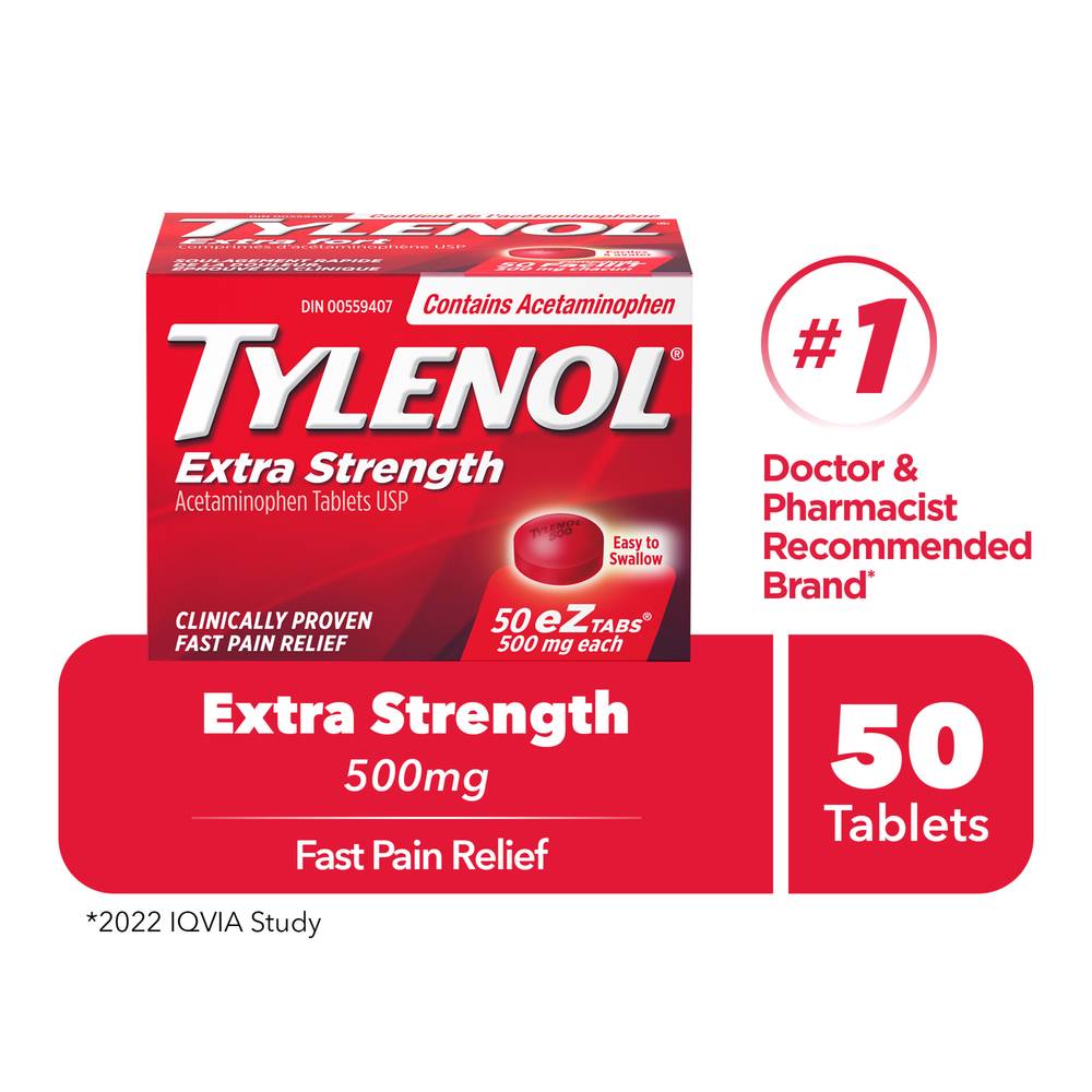 Tylenol Extra Strength (50 g)