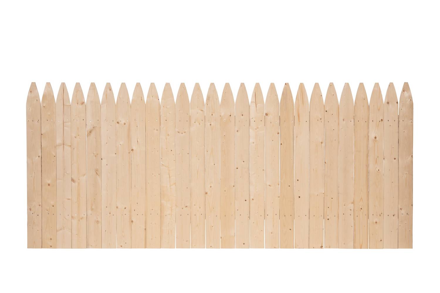 3.5-ft x 8-ft Spruce Pine Fir Stockade Fence Panel | 73000477