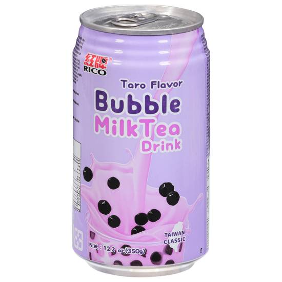 Rico Taro Flavor Bubble Milk Tea Drink (12.3 oz)
