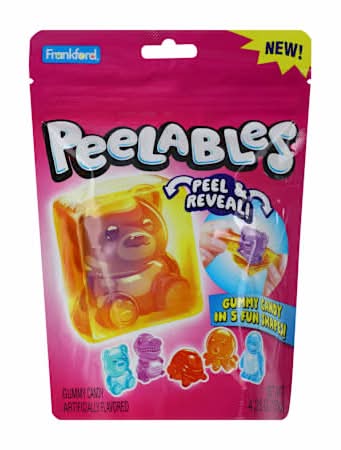Peelables Gummy Candy 4.2oz Fun Shapes