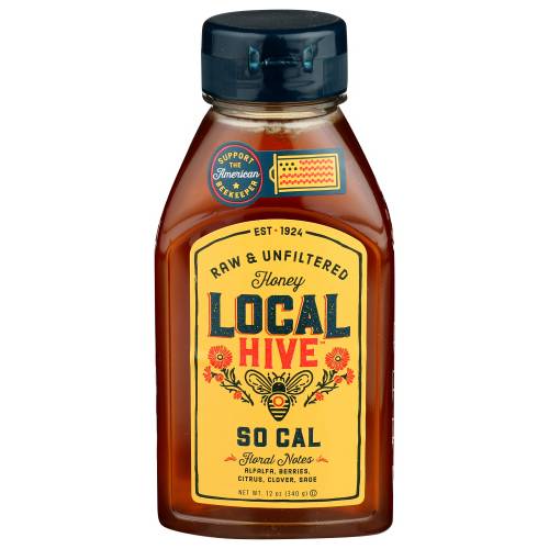 Local Hive So Cal Raw Unfiltered Honey