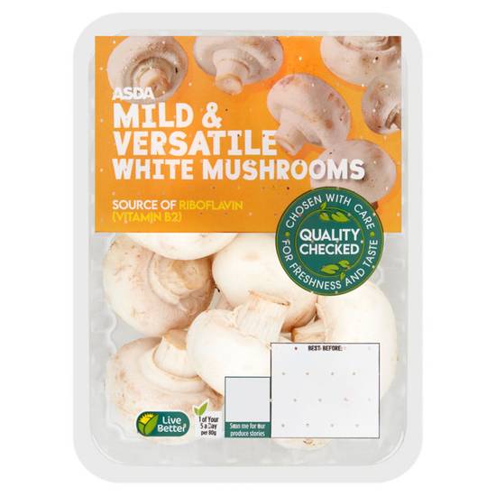 ASDA White Mushrooms 250g