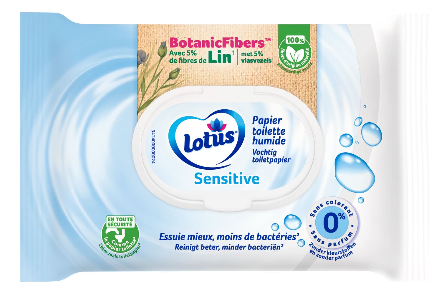 Lotus - Sensitive papier toilette humide (42)