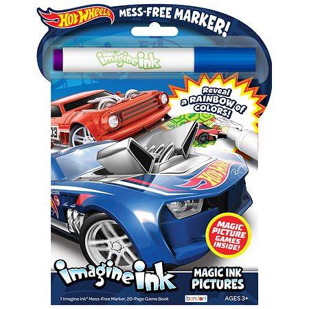 Hot Wheels Magic Ink Pictures Book - 1.0 ea