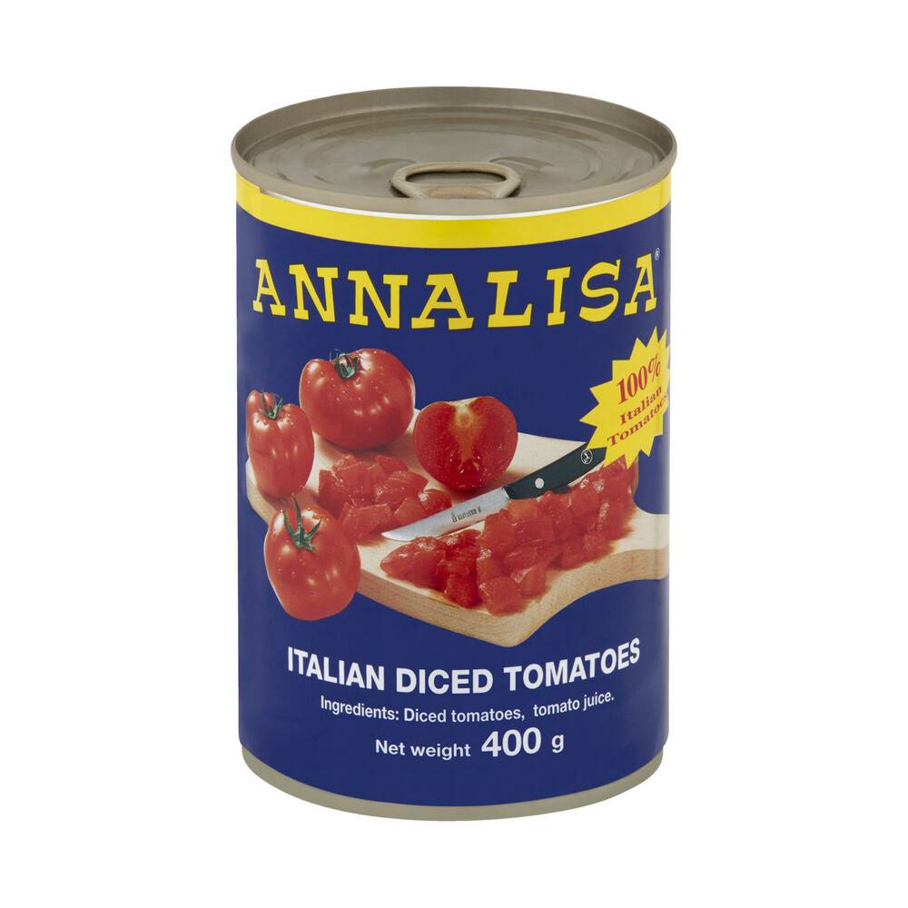 Annalisa Bpa Free Diced Tomatoes 400g