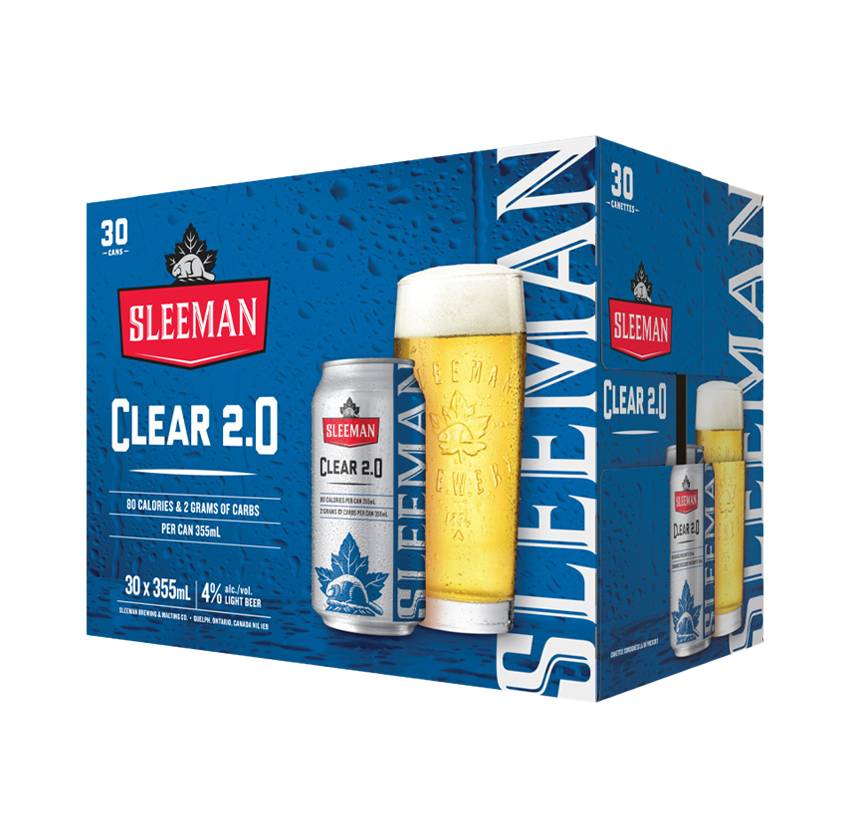 Sleeman Clear 2.0 Beer (30 pack, 11.83 mL)