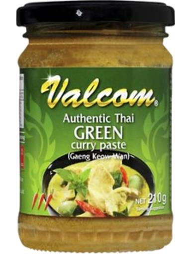 Valcom Authentic Thai Green Curry Paste (210g)