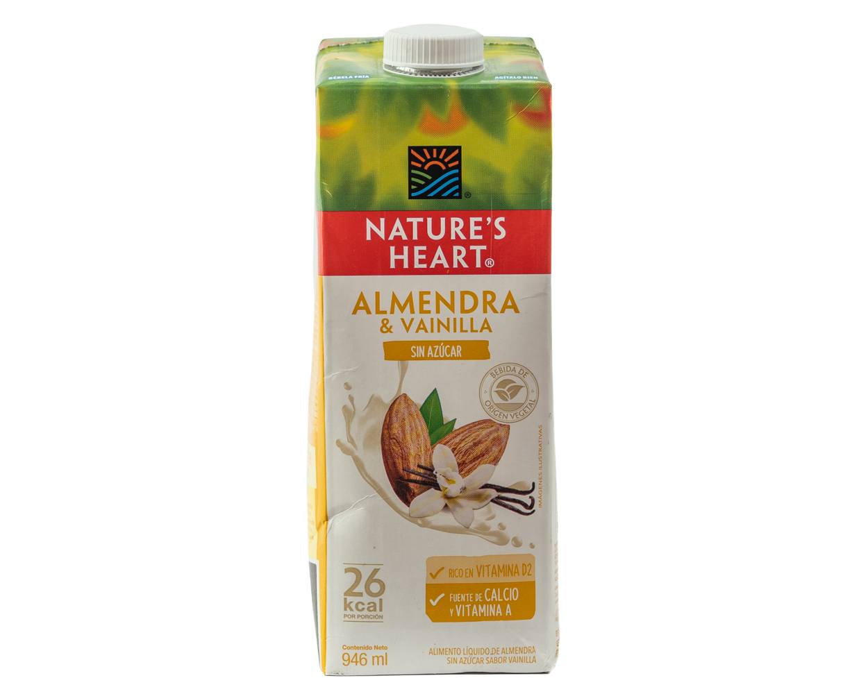 Nature's heart leche de almendras (vainilla) (946 ml)