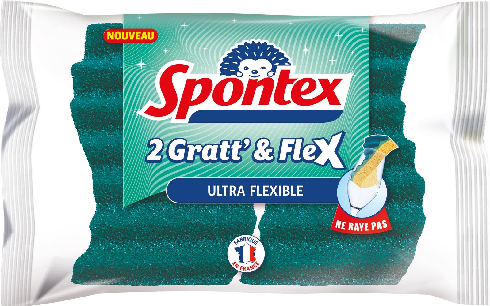 Spontex - Éponge ultra flexible anti-rayures (2)
