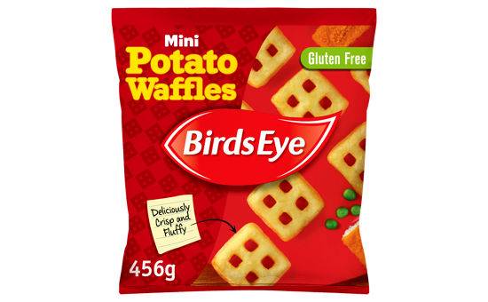Birds Eye Frozen Mini Potato Waffles 456g