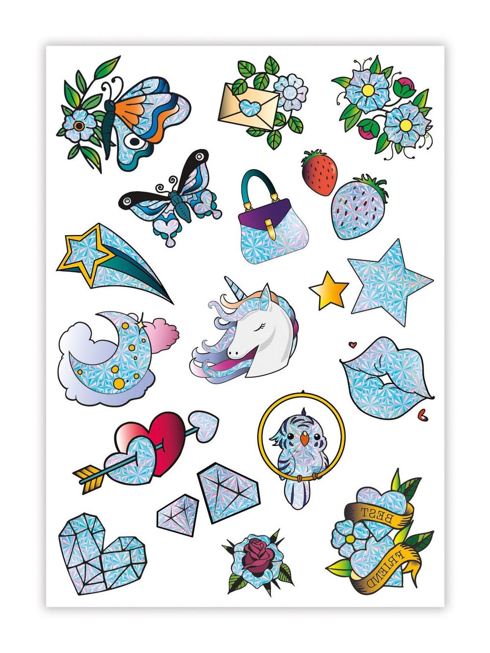 Urban Style Tatoo - Sparkly Crazy Chic