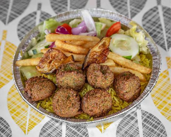 Falafel Over Rice