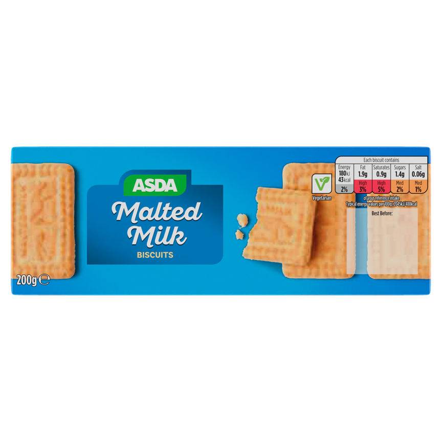 ASDA Malted Milk Biscuits (200g)