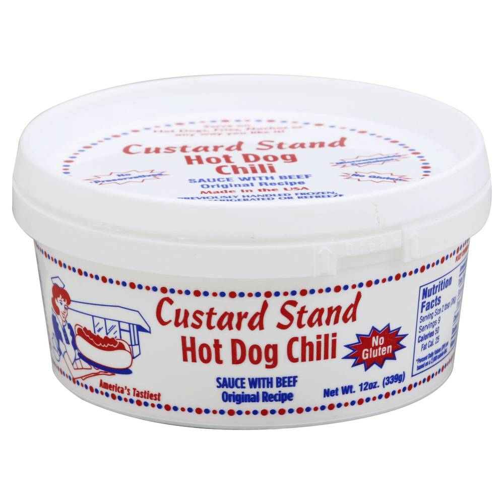 Custard Stand Hot Dog Chili Sauce With Beef (12 oz)