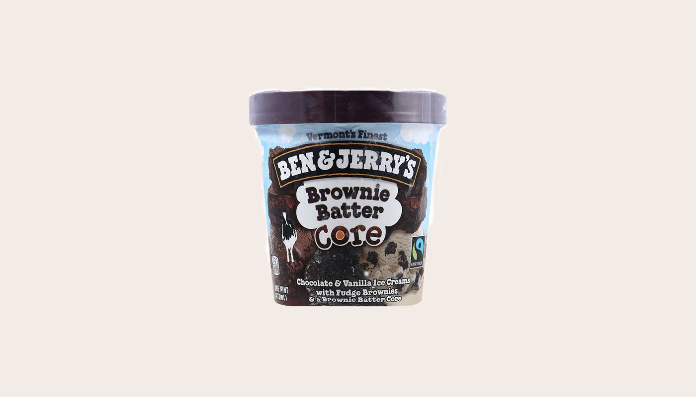 B&J Brownie Batter Core Ice Cream Pint