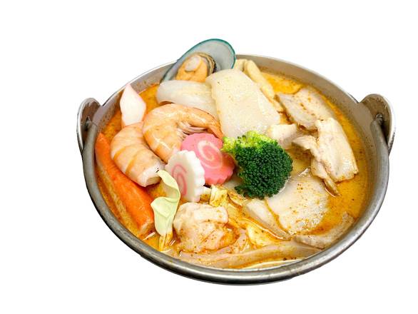 Laksa Surf n turf hot pot(Spicy) (喇沙海陸鍋）(辣)