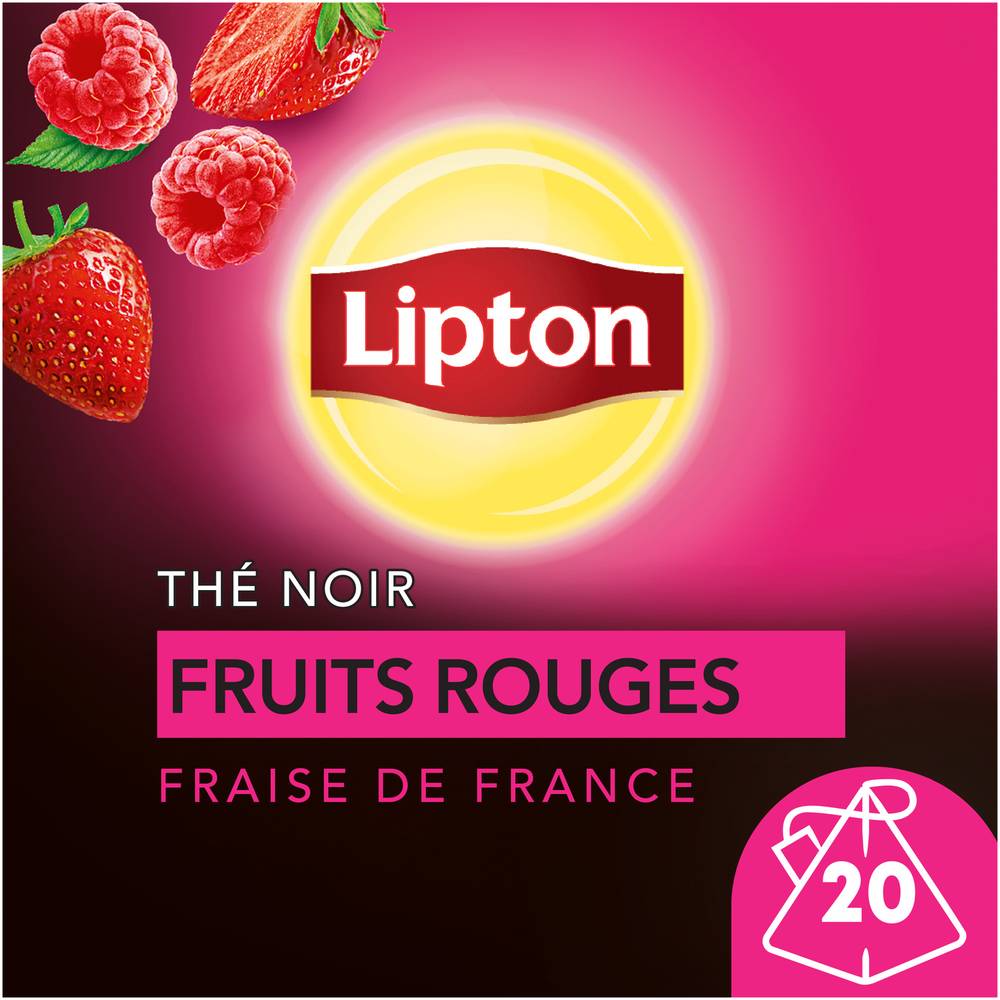 Lipton - Thé noir, fruits rouges (20)