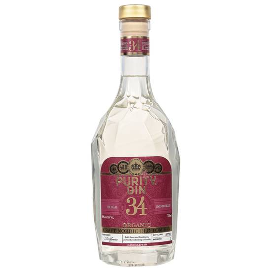 Purity 34 Craft Nordic Old Tom Gin (750ml bottle)