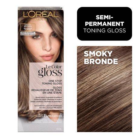L'Oréal Le Color Gloss Hair Dye Smoky Bronde Blonde Brown