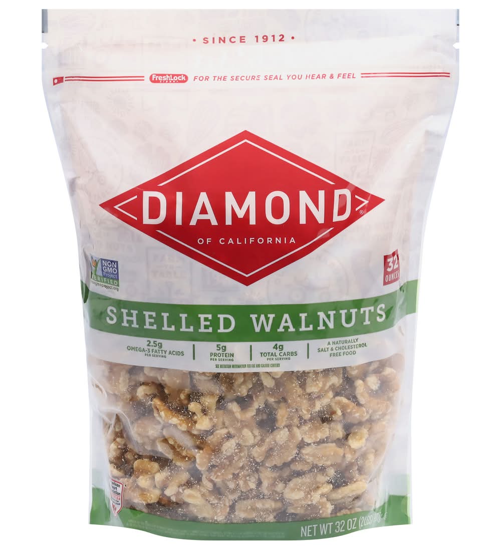 Diamond of California Shelled Walnuts (32 oz)