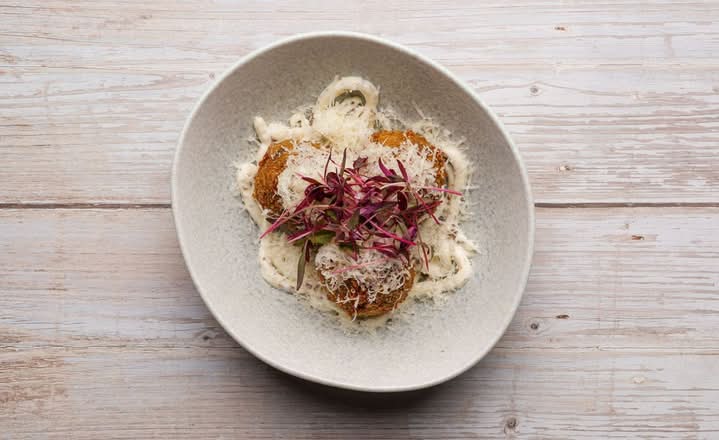 Truffle mushroom arancini