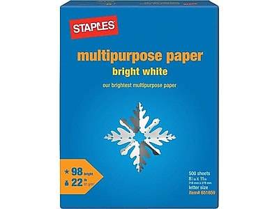 Staples Multipurpose Paper (8.5 in x 11 in)