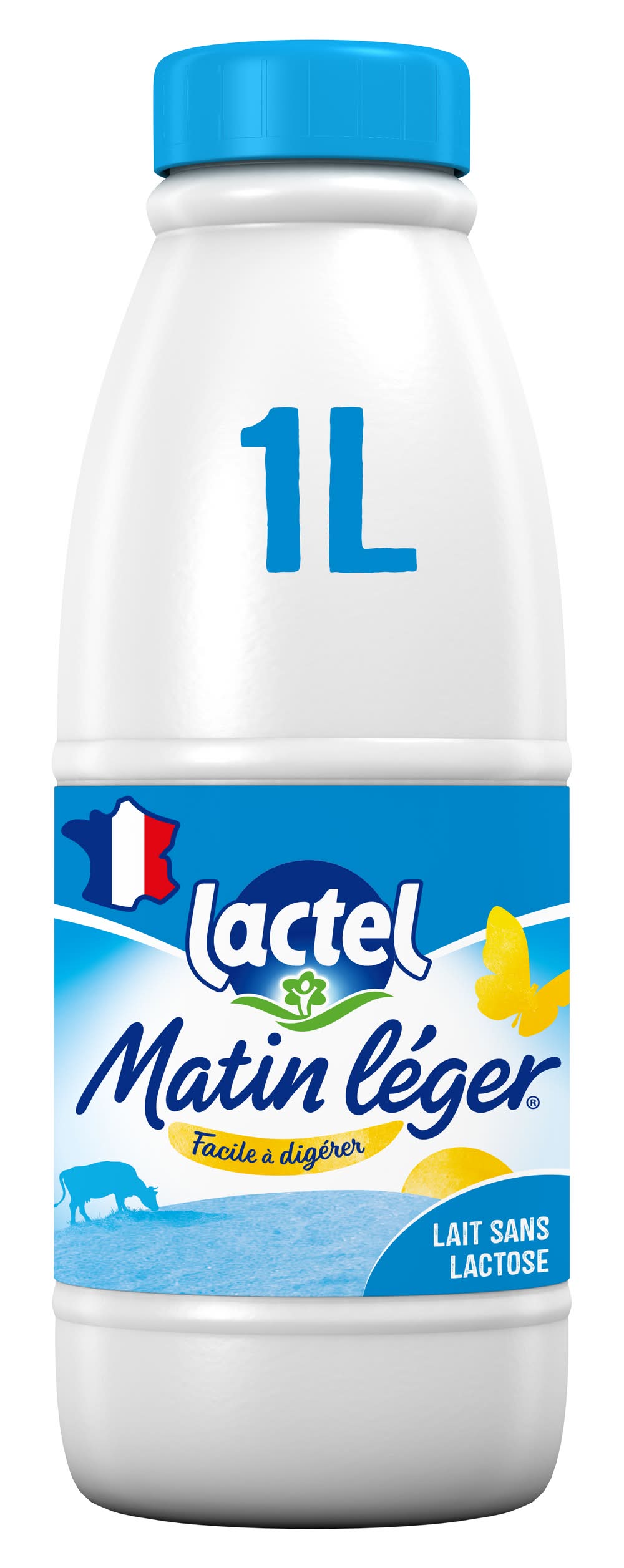 Matin Léger - Lait facile à digérer sans lactose 1.2% m.g. (1L)