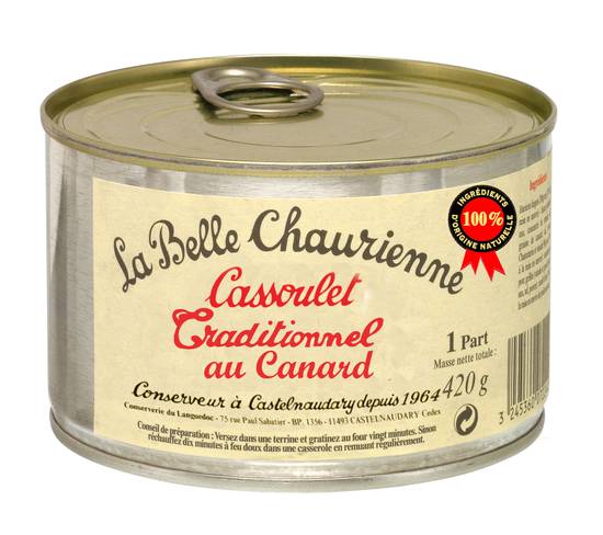 La Belle Chaurienne - Authentique cassoulet au canard