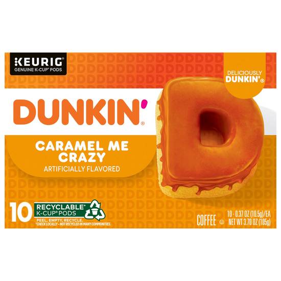 Dunkin' Donuts Bakery Series Caramel Coffee Cake (10ct, 0.37 oz)
