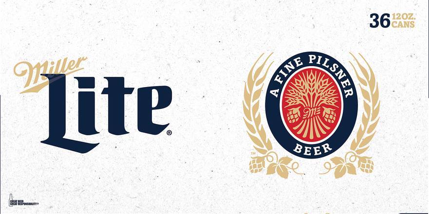 Miller Lite Fine Pilsner Lager Beer (36 pack, 12 oz)