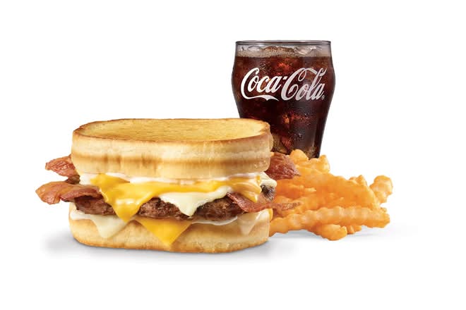 Grilled Cheese Bacon Burger Combo