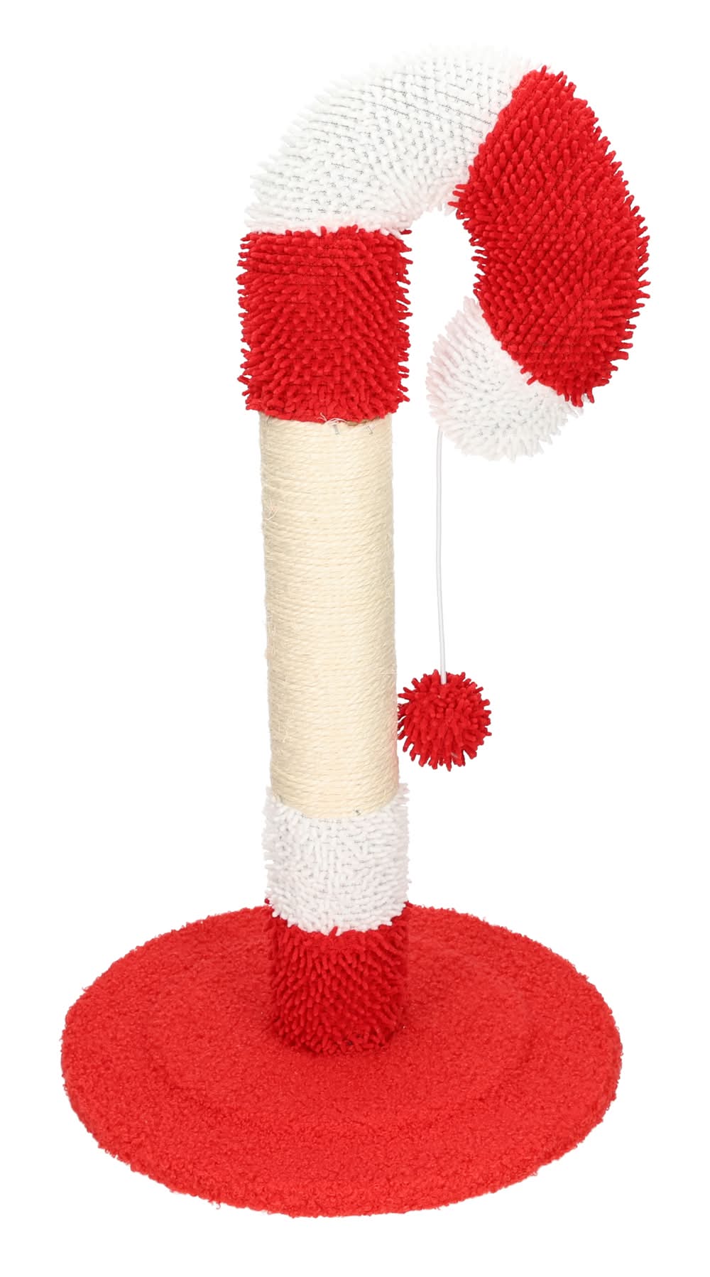 Rufus & Rosie Candy Cane Christmas Cat Scratcher